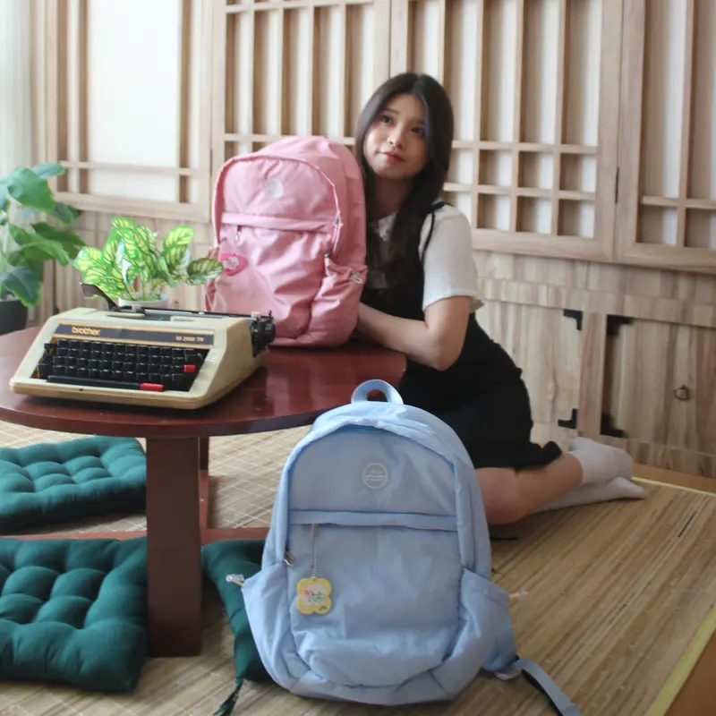 ITISYOURSS Airy Backpack | Tas Ransel Gemes | Tas Ransel Kuliah | Tas Ransel Sekolah | Tas Punggung | Tas Laptop | Tas Waterproof 2