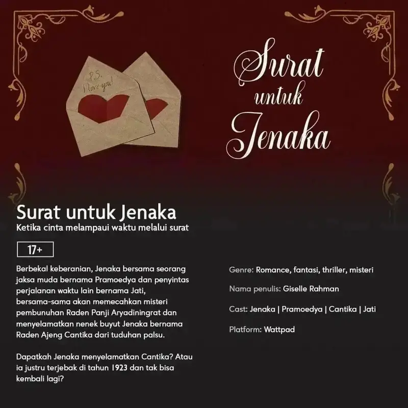 Novel - Surat Untuk Jenaka - Gigrey - AKAD 4
