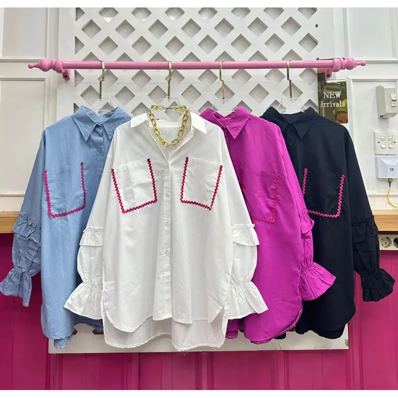 KEMEJA HAIYA / KEMEJA WANITA OVERSIZE