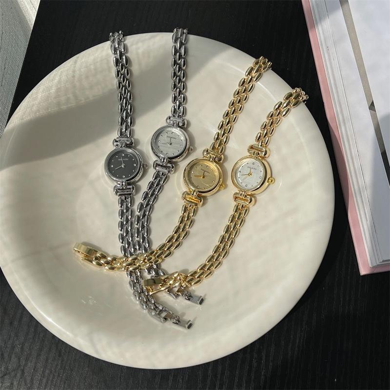  Đồng hồ nữ Doukou mặt tròn nhỏ nhỏ xinh xinh tinh tế thanh lịch 