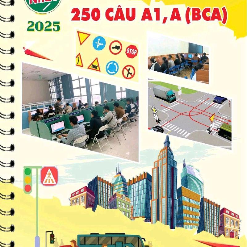 Sổ tay giải mẹo lý thuyết 250 câu hạng A A1 mới 2026 của ......sổ tay giấy
