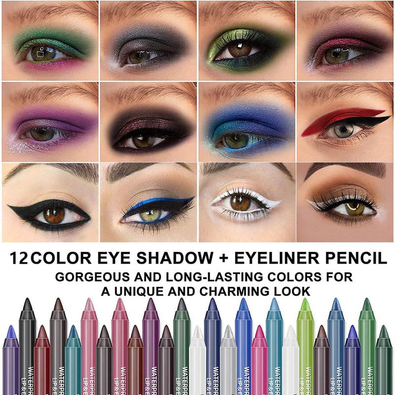 Product Introduction of 14 color color eyeliner gel pen Pearl eye shadow pen waterproof and non smudging 2