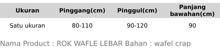 ROK WAFFLE LEBAR / Rok waffle lebar payung premium basic mode material waffle crap BY TOKO ANFASHA ROK WAFFLE LEBAR / Rok waffle lebar payung premium basic mode material waffle crap BY TOKO ANFASHA