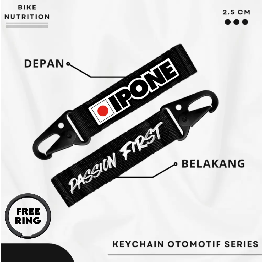 GANTUNGAN KUNCI IPONE MOTOR DAN MOBIL KEYCHAIN IPONE MOTOR BAHAN LANYARD NYLON BIKIN KECE DAN STYLISH GANTUNGAN KUNCI MOTOR MOBIL