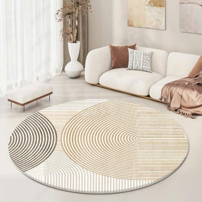  Thảm trải sàn hình tròn decor phòng khách phòng ngủ vintage  thảm trải sofa bàn trà 