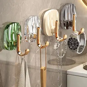 Gantungan Hook Tempel Dinding Kait Elegan Bergaya Mewah Gantungan Baju Kait Perekat Dapur /Pengait Hook Kunci Ruang Tamu