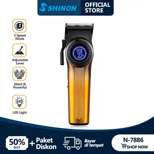 NIKAI N-7866 Clipper Barbershop Alat Cukur Rambut Pangkas Mesin Cukur Rambut Pria Elektrik