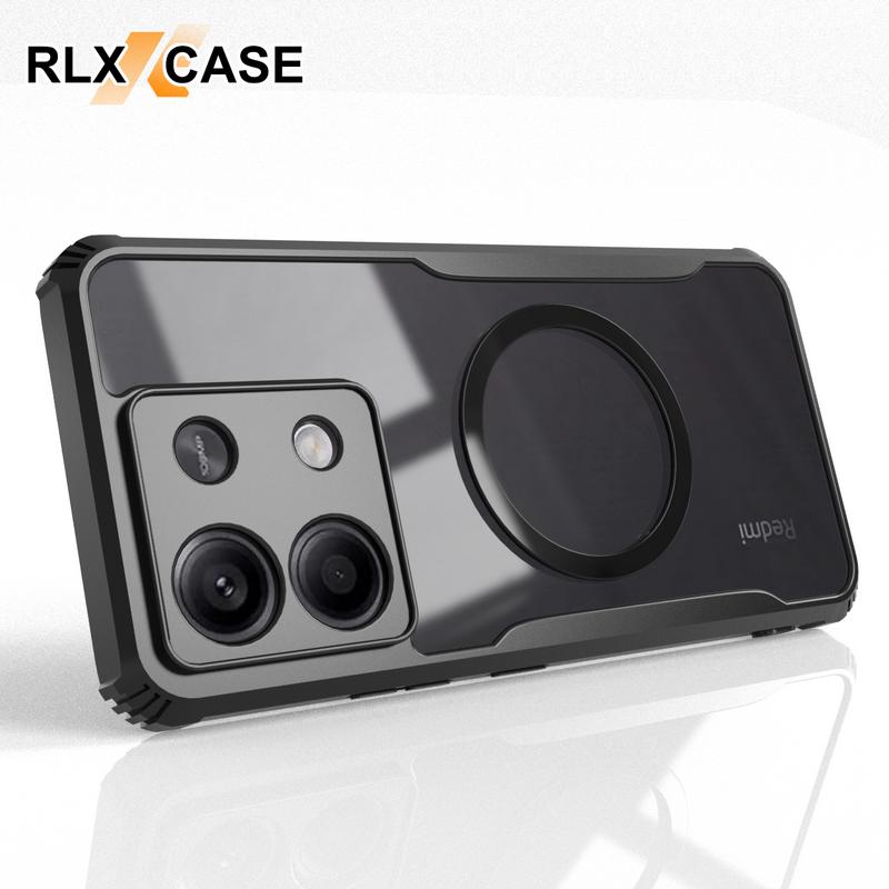 RLX Case for Redmi Note 13 Pro 5G Casing Transparent Magnetic Suction ...