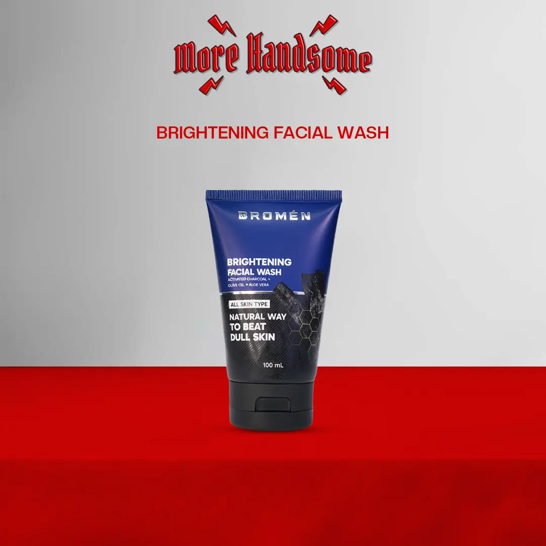 BROMEN BRIGHTENING FACIAL WASH 100mL | SKINCARE Pembersih Wajah COWOK | SABUN CUCI Mencerahkan MUKA PRIA Kusam