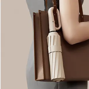 HOLO Payung Lipat Otomatis Jumbo Anti UV Anti Hujan Anti Panas Umbrella Polos Besar