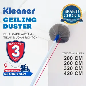 Kleaner Sapu Panjang Alat Pembersih Plafon /  Sawang Sarang Laba / Langit Rumah