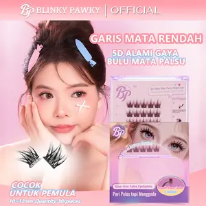 BLINKY PAWKY Bulu Mata Tanpa Lem 10-12mm Extension Eyelash C Curl – Anti Air & Anti Keringat, Tampak Alami 3D Lentik, Mudah Dipasang 2 Detik, Tidak Merusak Bulu Mata Asli, Ringan & Nyaman Seharian, Cocok untuk Pemula & Semua Bentuk Mata