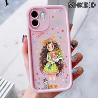 Gambar MHKEID Casing Hp untuk Infinix Smart 9 Smart 9 HD Hot 50I Case Pola Gadis Berambut Keriting Kasing Anti-Drop Kesing Cesing Silikon Softcase Casing - Gaya1, Infinix Smart 9 dari MHKEID MALL Kab. Tangerang 3 Tokopedia