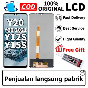 LCD Y20 / Y20T / Y20A / Y20S / Y20i / Y12G / Y20SG / Y12S / Y12A / Y15S Fullset  Layar asli Touchscreen
