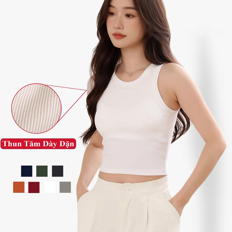  Áo Croptop 3 Lỗ Sát Nách Body Nữ Madela Vải Thun Mềm Mịn Co Giãn Áo Thun Ba Lỗ Nữ Mùa Hè Form Croptop Ôm Body Sát Nách 