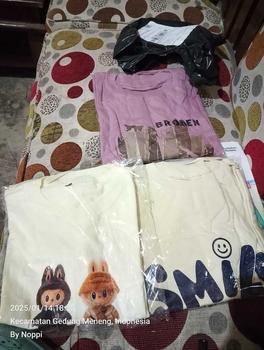 Product Review of Kaos Crop Wanita Katun - T shirt Broken Heart Tali Serut Wanita Crop Top from N**i 0