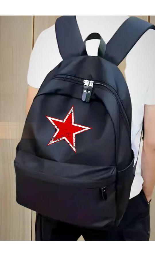 Fetch Bags Distro Backpack Motif Bintang Simple/Tas Ransel Unisex Pria ...