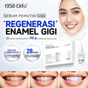 【Diskon 50% – BPOM】1958 Difo Enamel Regeneration Whitening Essence  Memperbaiki gigi & mencegah gigi berlubang/ Menghilangkan noda/Mengandung fluoride/Mengurangi sensitivitas gigi/Menjaga kesehatan gusi/ Menyegarkan napas