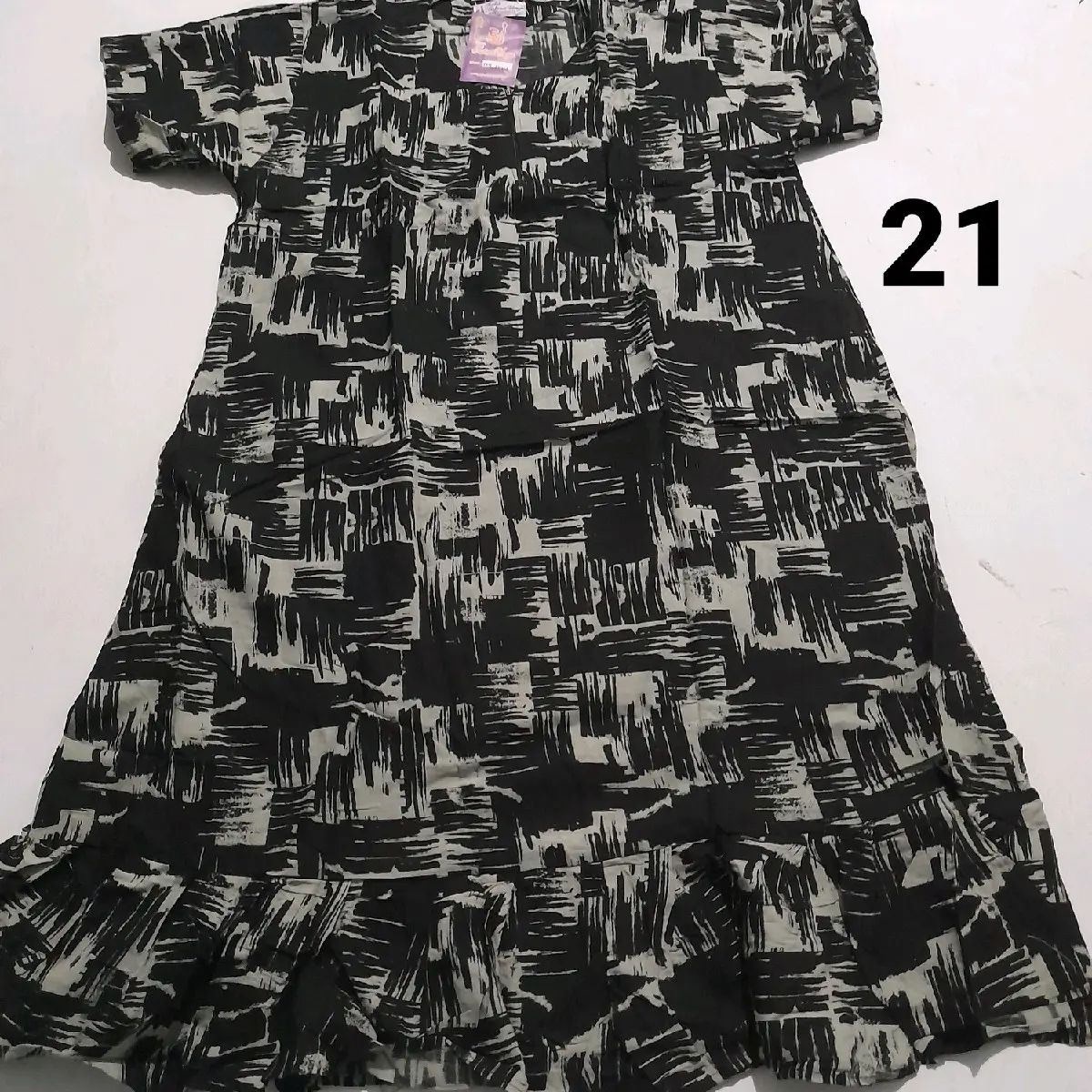 DASTER Wanita BATIK TERBARU,LD 120CM Dress Busui Bumil Katun Tebal Nyaman