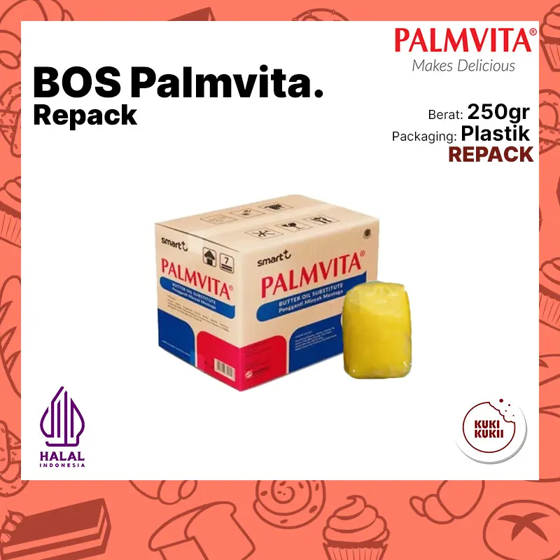 Palmvita BOS 250gr Pengganti Butter REPACK | Butter Oil Subtitute Palmvita 250 gram