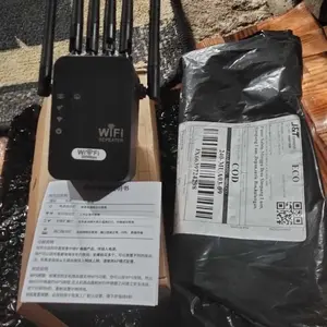 Penguat Sinyal WiFi 6 Pengulang, Kecepatan 1200Mbps Koneksi Stabil - 6 Antena Tembaga, Frekuensi Ganda, Sinyal Kuat Jarak Jauh, Penguat Jangkauan Sinyal Wi-Fi, Penguat Sinyal Nirkabel Nirkabel Nirkabel Nirkabel Nirkabel Nirkabel