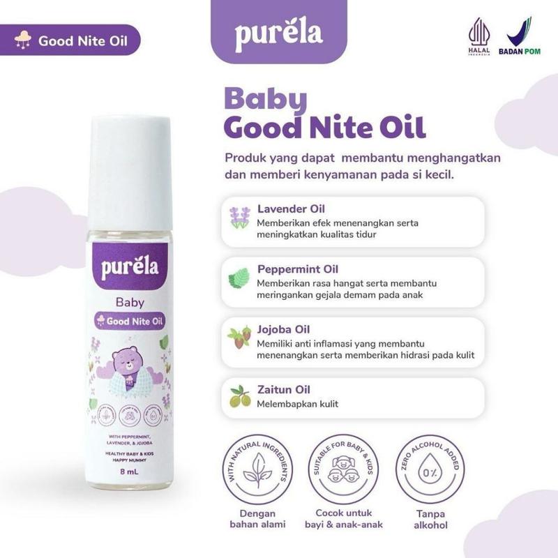 🅾🆁🅸 Purela Skincare For Newborn Paket + Soothing Baby Cream Skincare Bayi dan Anak 5