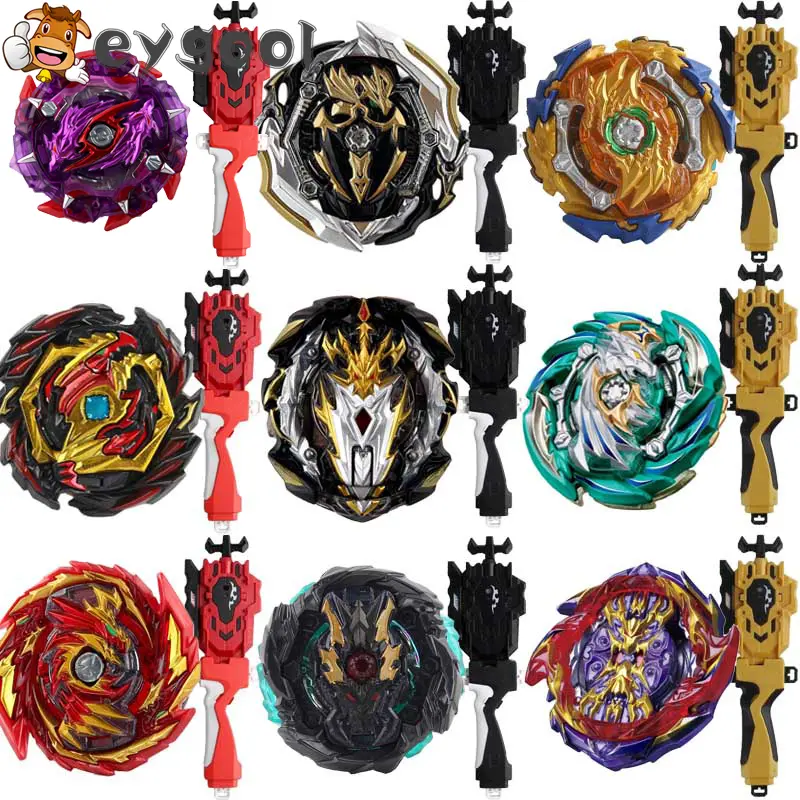 Beyblade Burst GT, Bayblade Kreisel Logam, Baju dengan pemegang pelancar, set kasut Spinning