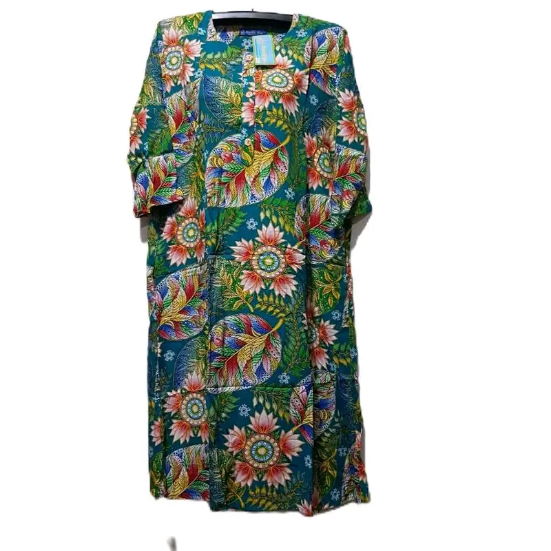 DASTER BATIK KODE 19 KENCANA UNGU LABEL BIRU 8