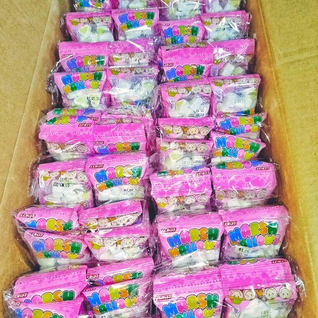 [Paket 40pcs] Marshmallow Love Snack Makanan