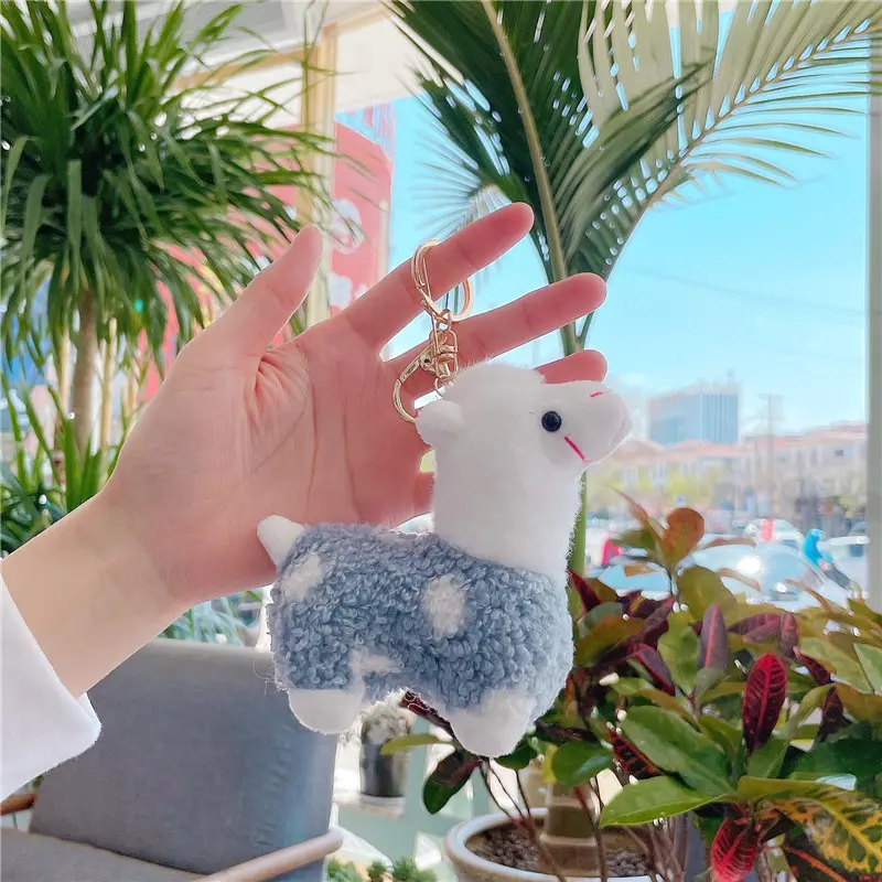 Đồ Chơi Nhồi Bông Búp Bê Alpaca, Mặt Dây Chuyền Nhỏ, Bán Buôn, Mặt Dây Chuyền Túi, Móc Chìa Khóa, Thích Hợp Làm Quà Tặng Hoạt Động 3