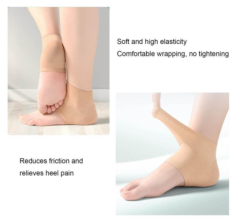 Product Introduction of AT 1Pair Heel Protective Cover Heels Socks Shoe Pads Unisex Socks 13