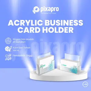 ACRYLIC / AKRILIK KOTAK NAMA MEJA / STAND KARTU NAMA