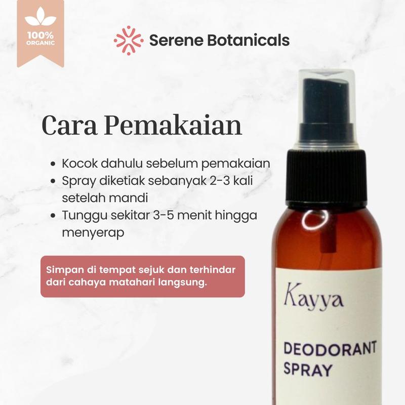 Deodorant Spray Tawas Herbal Aroma Matcha 100ml - Mencegah Bau Ketiak dan Keringat Tubuh Berlebih 3