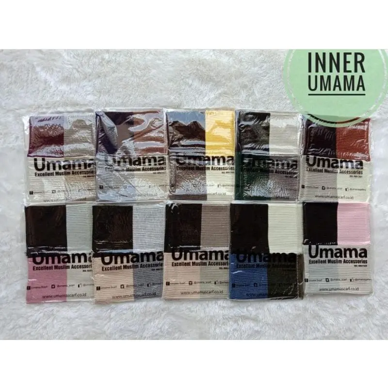 Ciput Umama Scrarf Inner Rajut 4 Warna - Ciput Dewasa Daleman Jilbab Kerudung 1