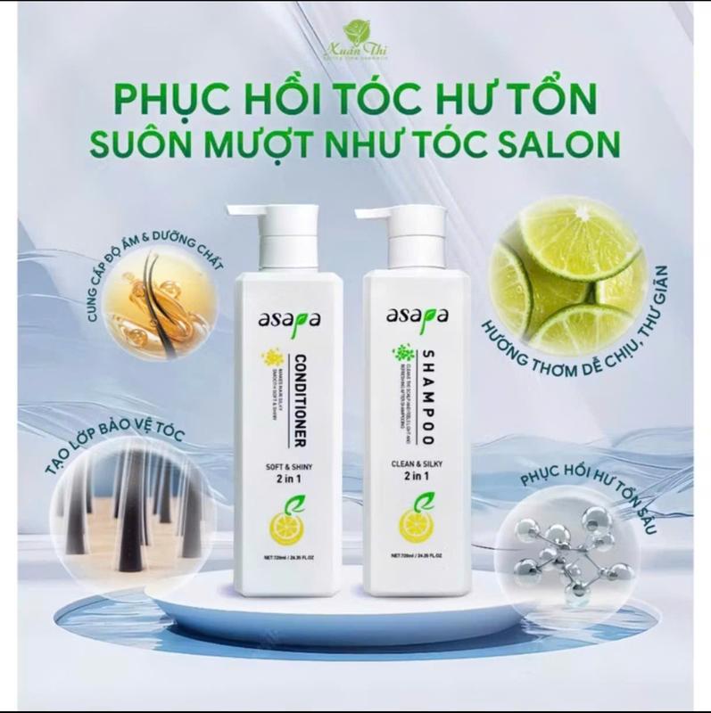 DẦU GỘI ASAPa TRỊ GÀU CHO TÓC DẦU HIỆU QUẢ 720ML – SẠCH GÀU, GIẢM NHỜN, THƠM LÂU