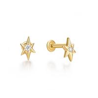 Gambar Isago Anting Wanita Berlian Luminary Single Studs - White Gold, Single (1Pc) dari Isago Jewels Kota Administrasi Jakarta Pusat 3 Tokopedia