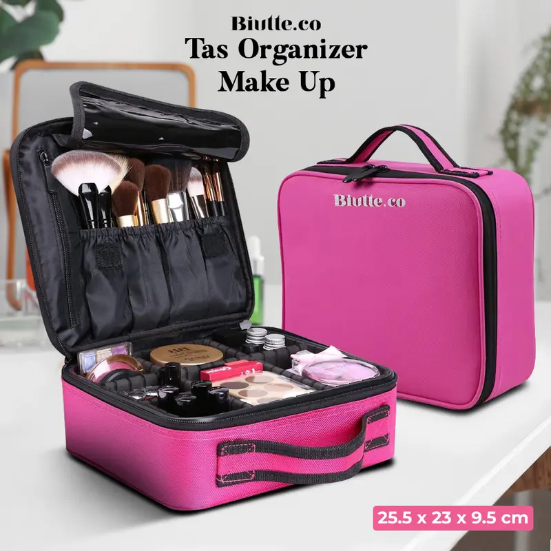 Tas Organizer Make Up Kosmetik Multifungsi 25.5x23x9.5cm - F118 0