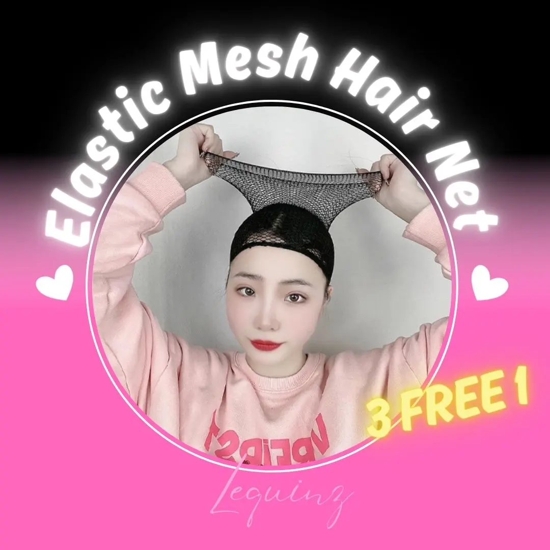 {SG} LEQUINZ 3 FREE 1 Wig Hair Net Stretchable Elastic Hair Net