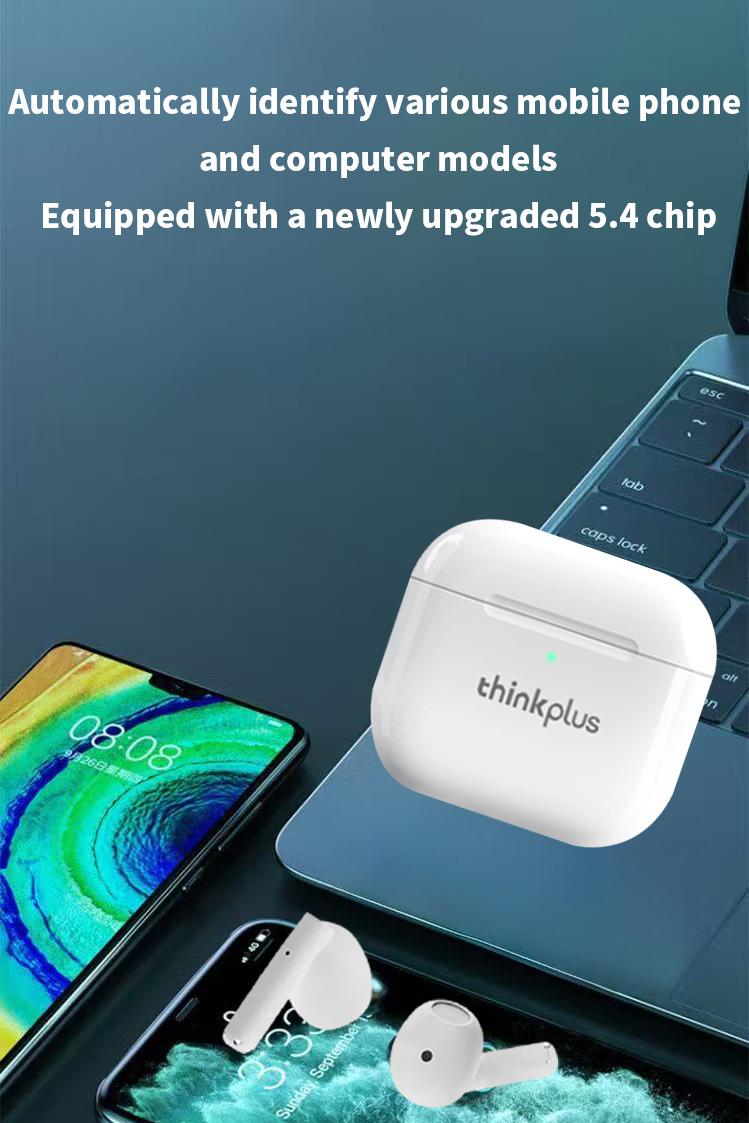 Lenovo thinkplus AI 2026 New Air Pro True Wireless Bluetooth Earphone Headphone Suara HiFi Latensi Rendah Pengurangan Kebisingan Earbud untuk iPhone Android