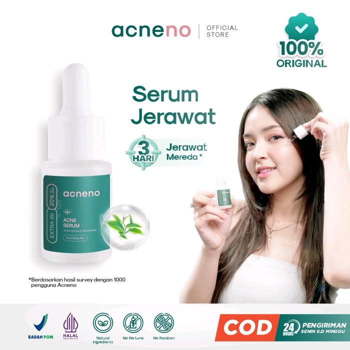 ACNENO serum jerawat & bekas jerawat | 3 hari atasi masalah jerawat BPOM 2