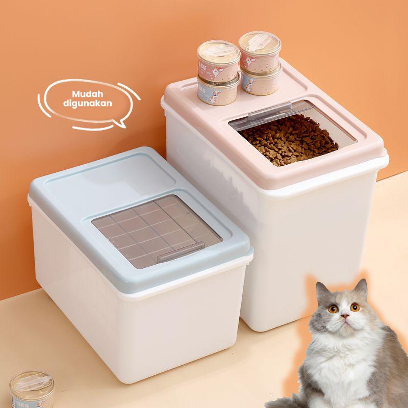 Inaso Storage Makanan Hewan Peliharaan Kacang Beras Box Tempat Penyimpanan Storage Organizer 5kg / 7.5kg / 10kg HSB148