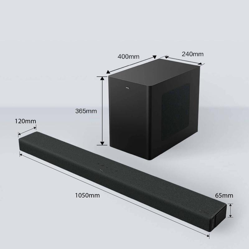 TCL Q75H  Home Theater Soundbar with Dolby Atmos|200W Hi-Fi Bass|wireless Subwoofer|Bluetooth 5.1 5