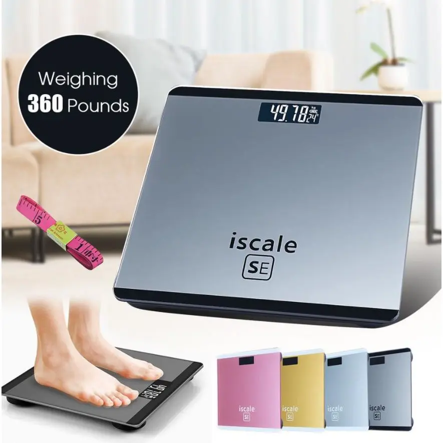 Alat Penimbang Berat Badan Supscale SE Digital Body Scale Body Weight Scale Electronic Weighing scale Glass Penimbang Berat Badan