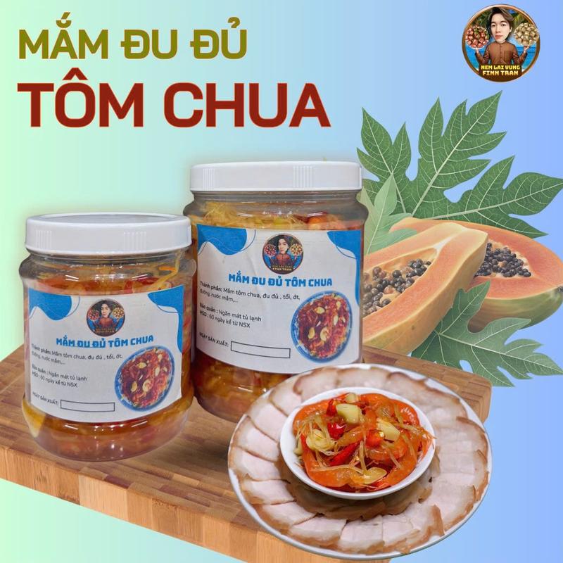 MẮM ĐU ĐỦ TÔM CHUA Gò Công - Miền Tây ( vị chua, ngọt, mặn đậm đà )
