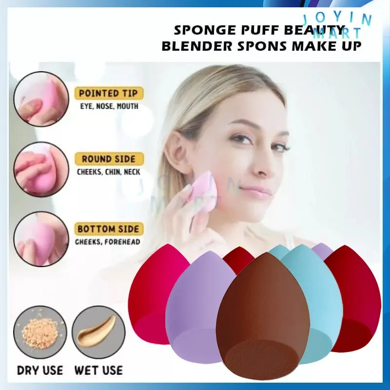 Teardrop Spons Blender Make Up Telur / Beauty Sponge Blender / Spon Beauty Blender Mini / Spons Blender / Spons Telur / Spons Egg