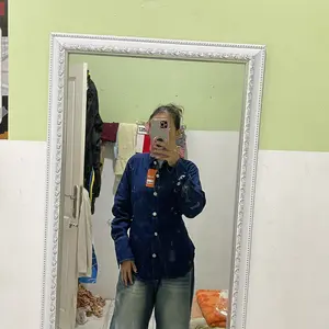 LADOUCE - Brianna High Waist Baggy Jeans Celana Panjang Wanita Denim