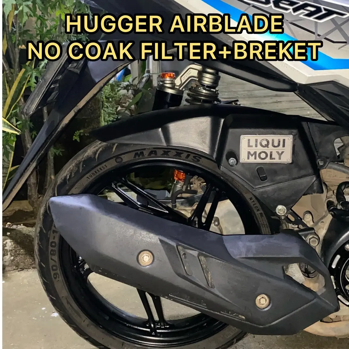 Hugger Kolong Airblade Original PNP Beat ESP & Fi ANTI COAK COAK FILTER