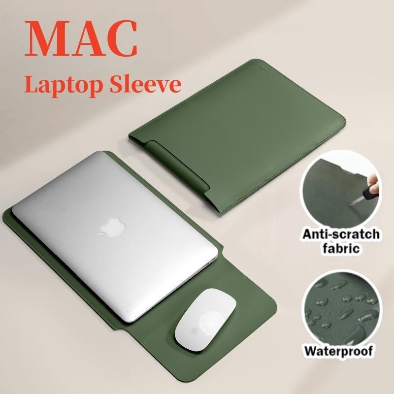 Túi da PU cho máy tính xách tay Macbook Air Pro 13 14 15 16 inch A2337 A2442 A1466 A2338 A2681 A2141