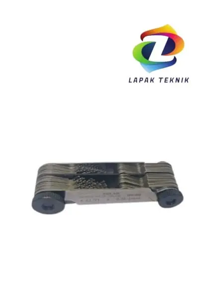 SOLAR Screw pitch gauge mili dan inchi mall drat untuk alat ukur test pitch ulir baut mur mal 0