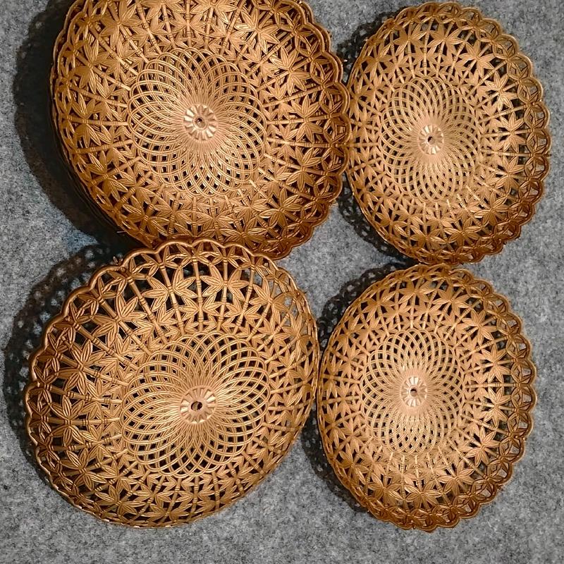 Piring Saji Plastik dengan Motif Bunga untuk Dapur - Kitchenware 1